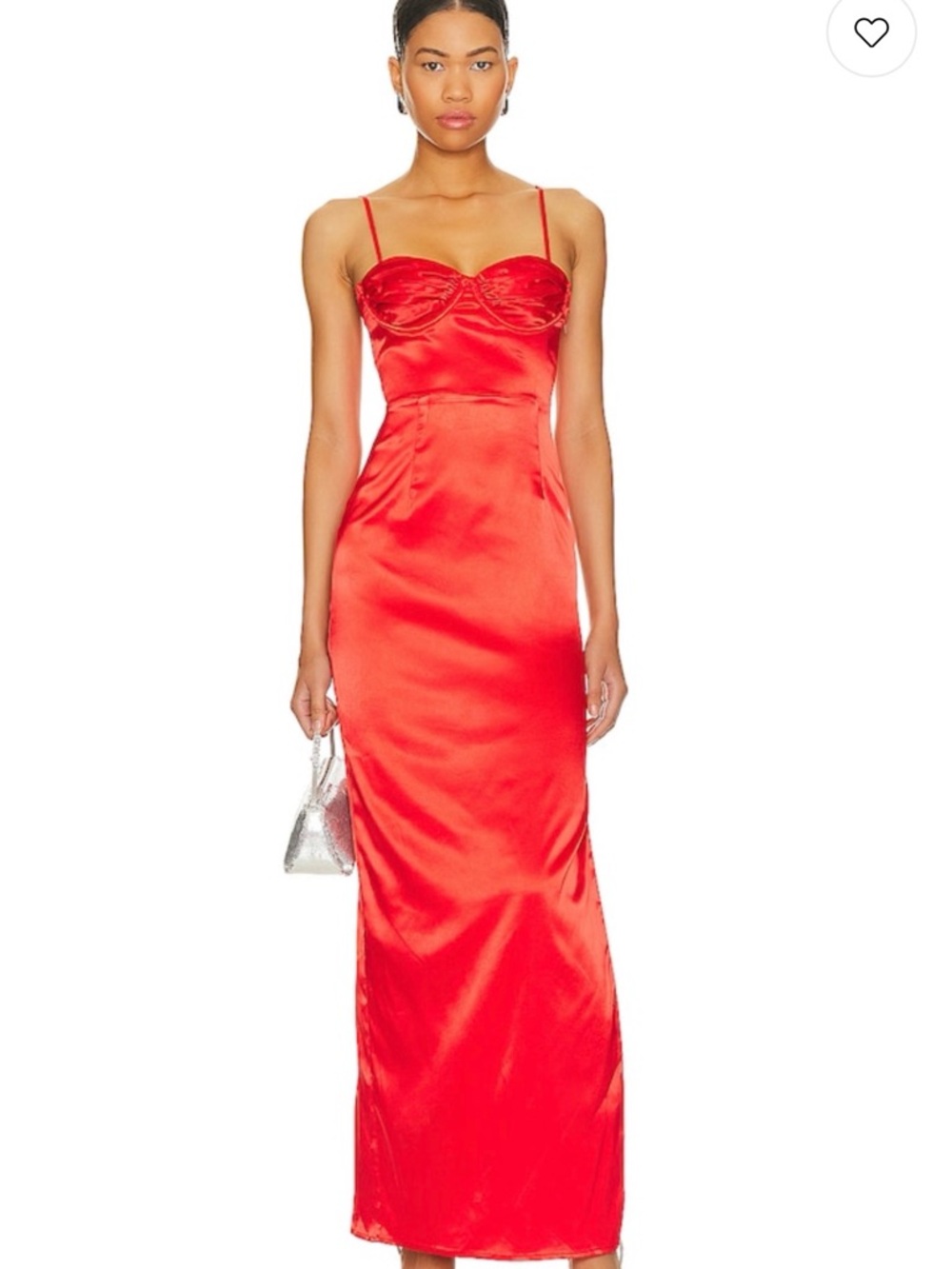 Red Superdown Maxi Dress